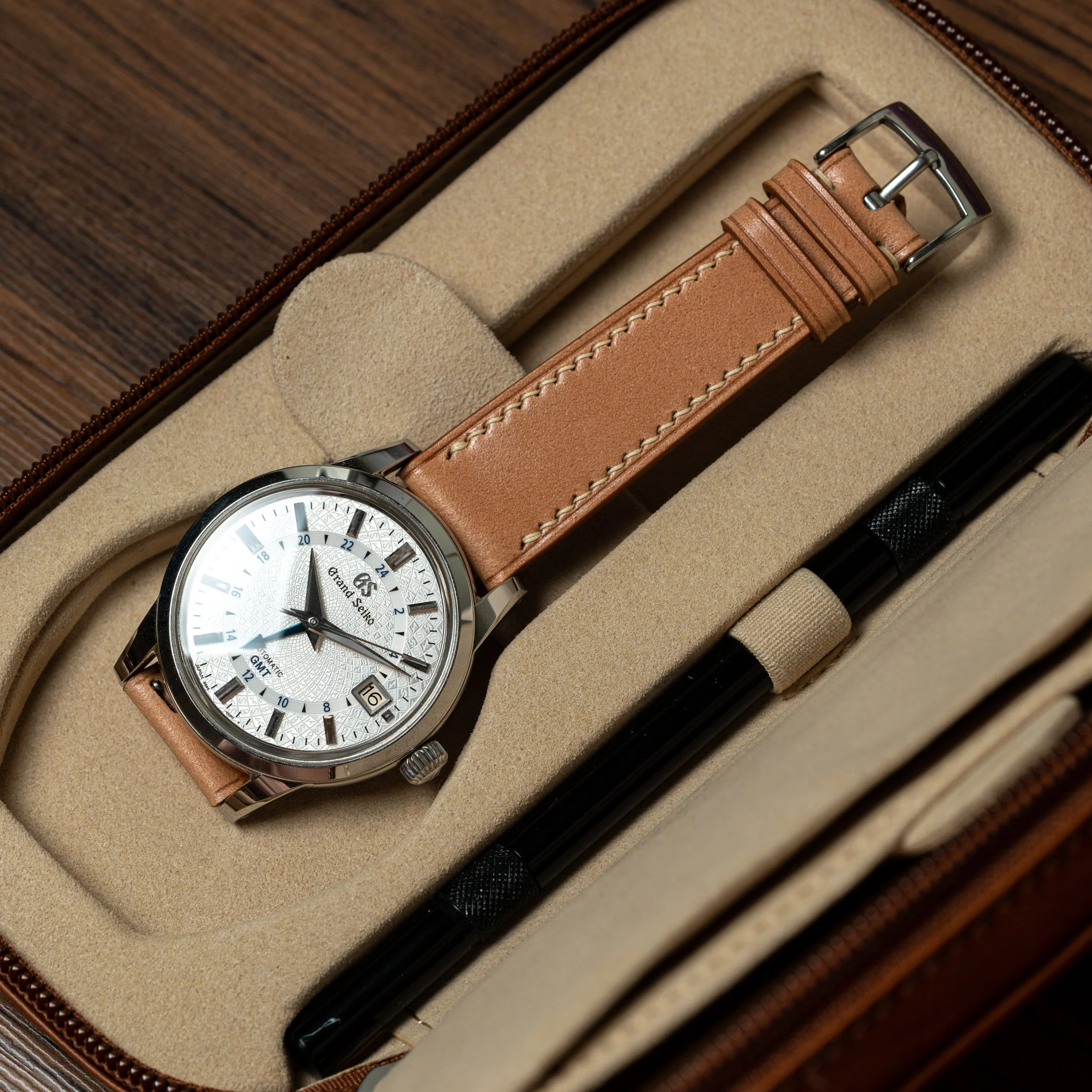 Natural Shell Cordovan Slim Strap - Image 3