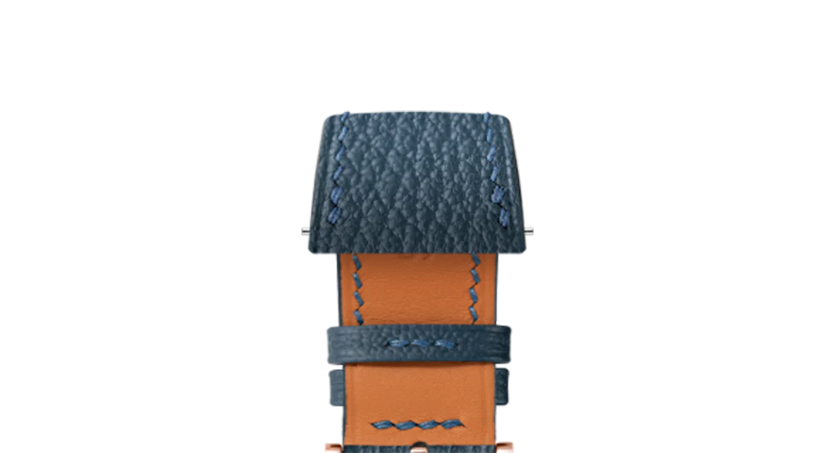 Navy Chevre Slim Strap - Image 14