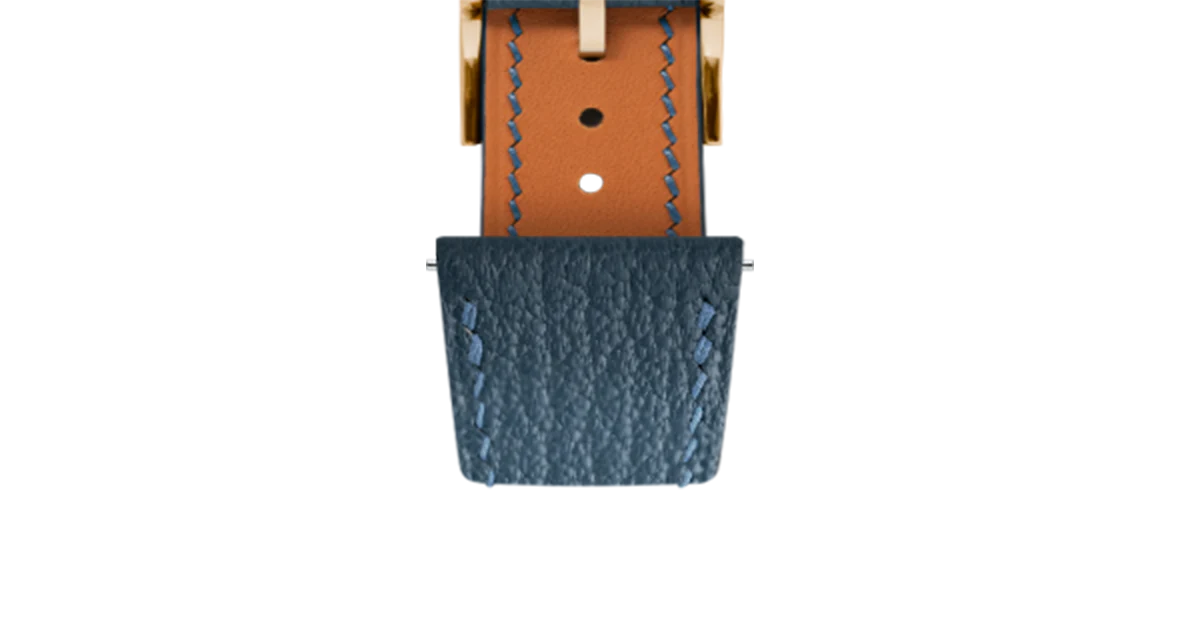 Navy Chevre Slim Strap - Image 17