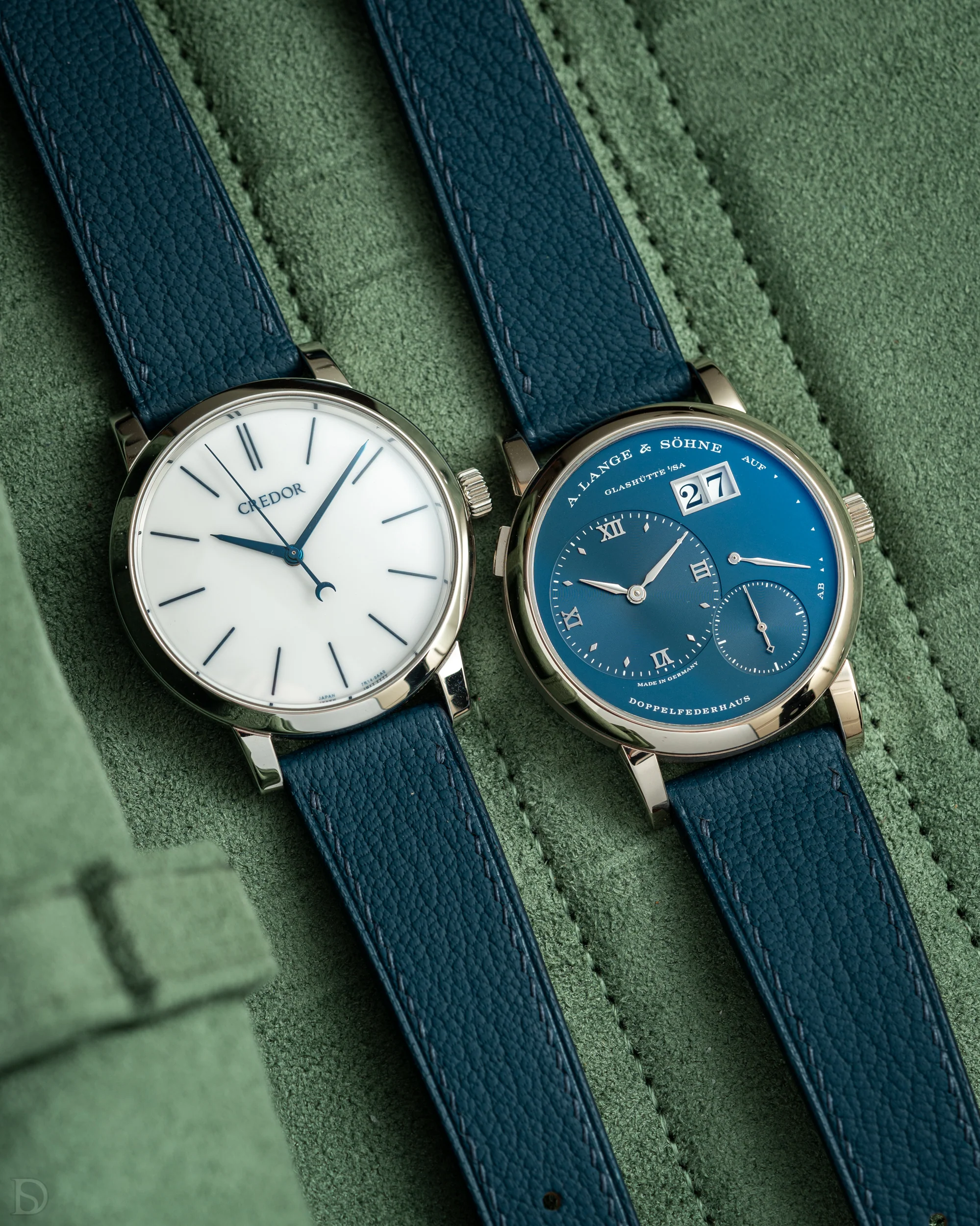 Navy Chevre Slim Strap - Image 3