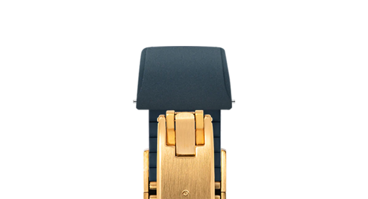 Navy CTS Rubber Strap for Cartier Santos de Cartier - Image 10