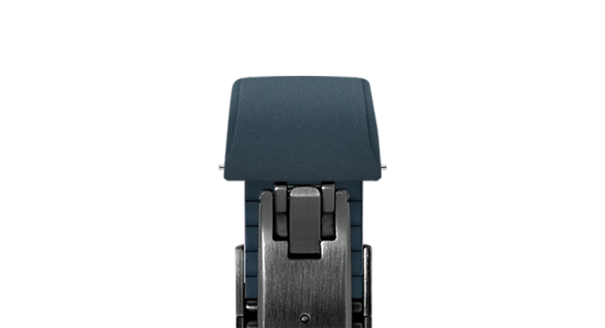 Navy CTS Rubber Strap for Cartier Santos de Cartier - Image 12
