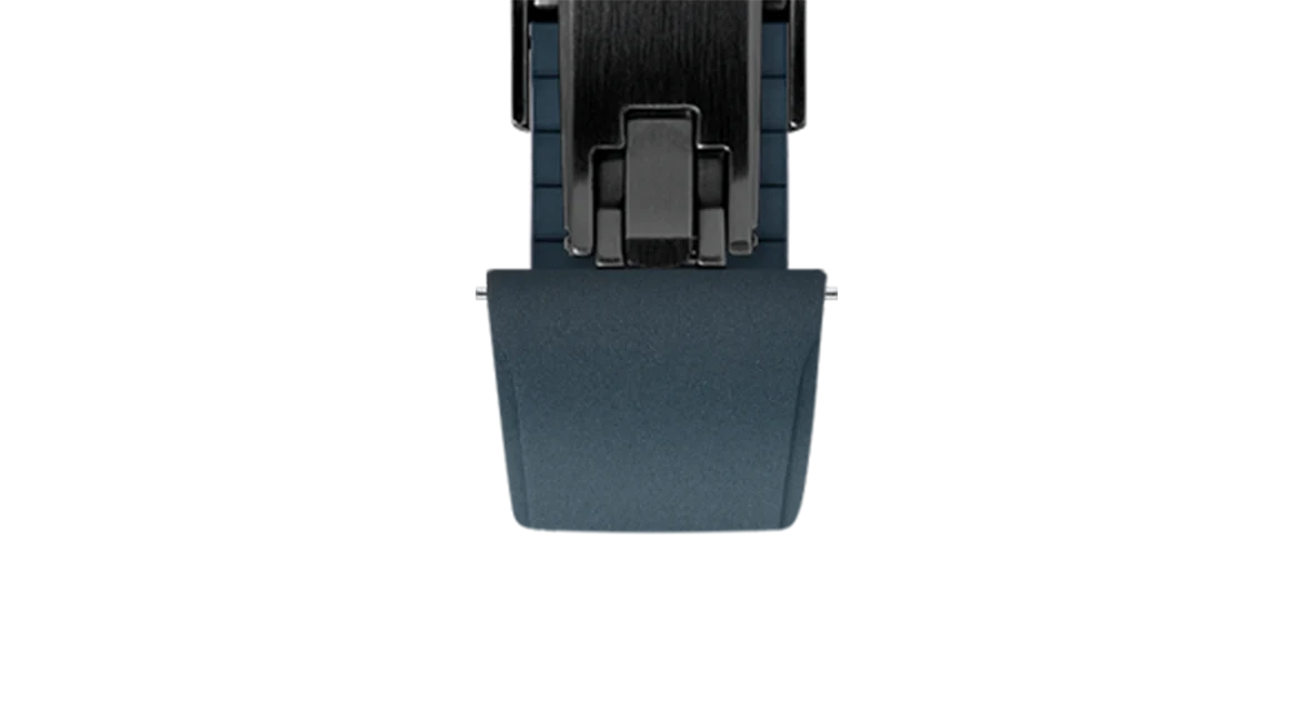 Navy CTS Rubber Strap for Cartier Santos de Cartier - Image 13