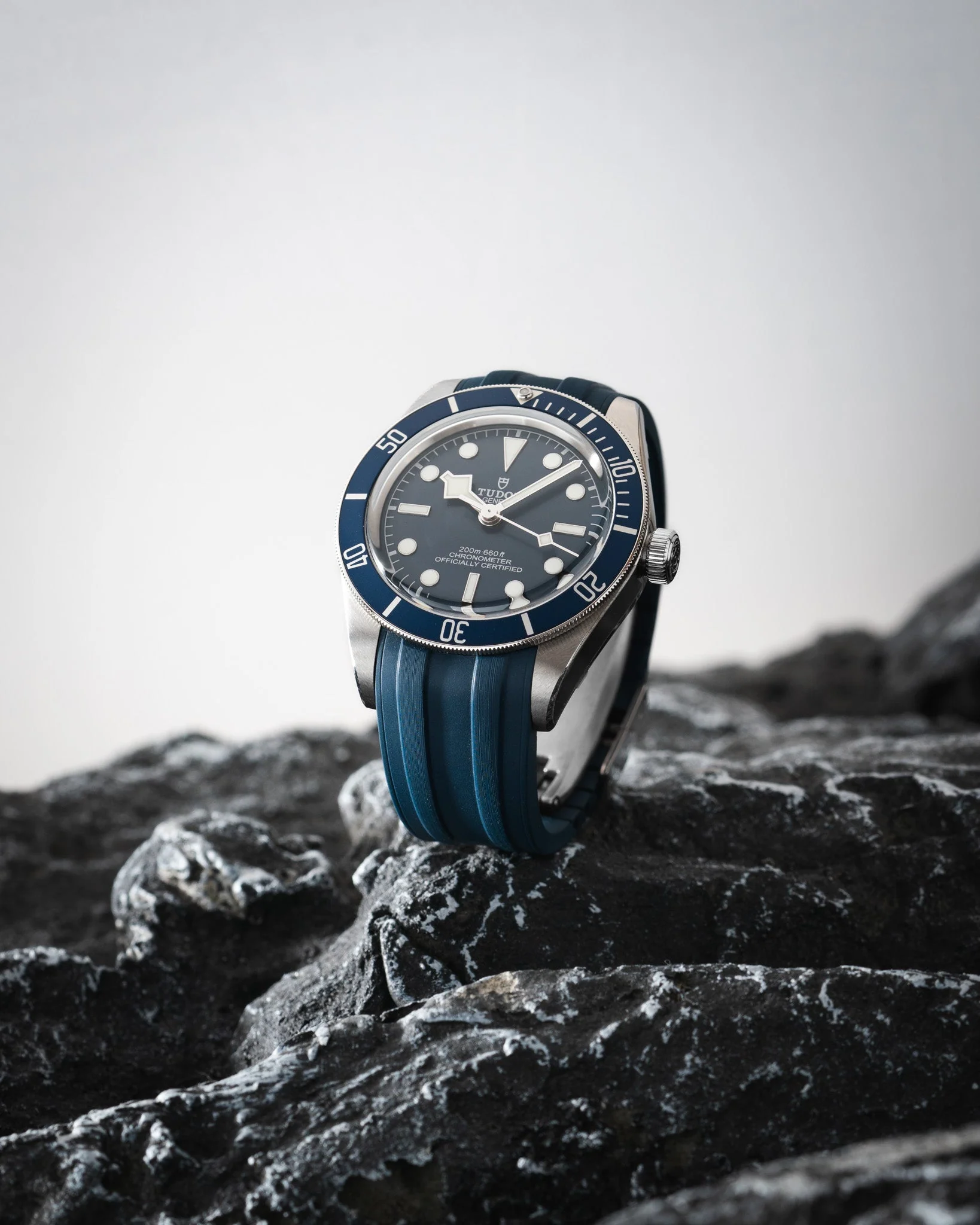 Navy CTS Rubber Strap for Tudor BB58 - Image 2
