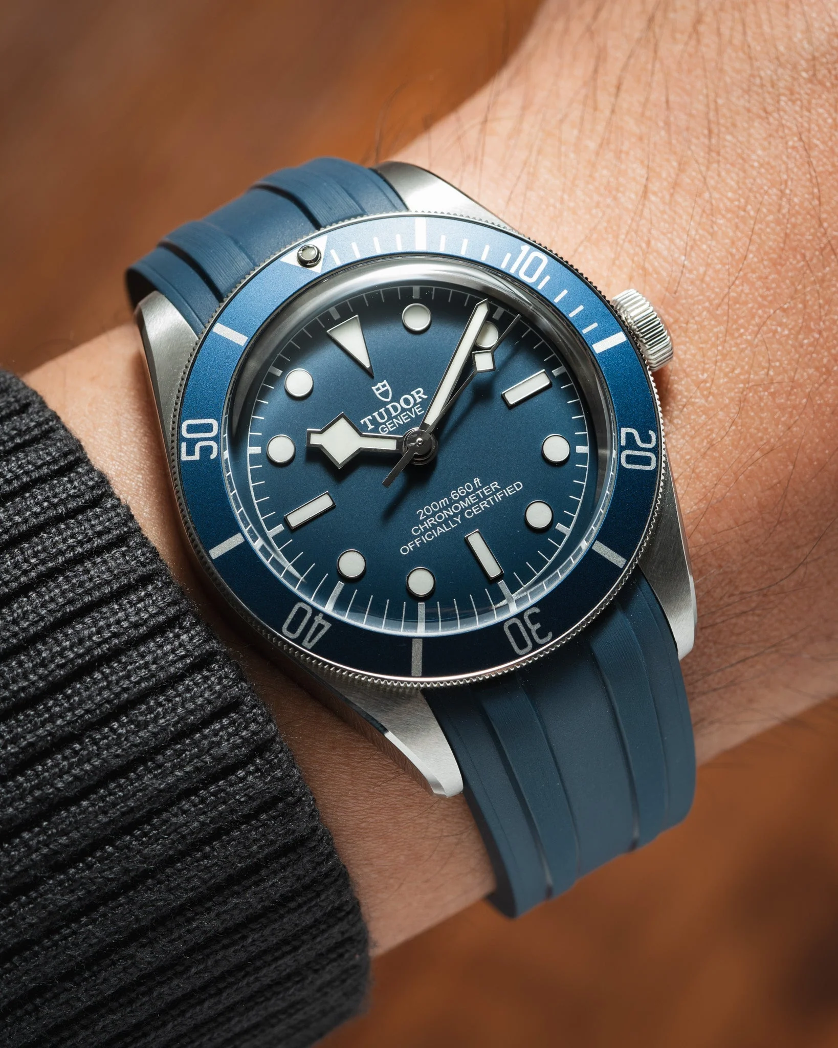 Navy CTS Rubber Strap for Tudor BB58 - Image 4