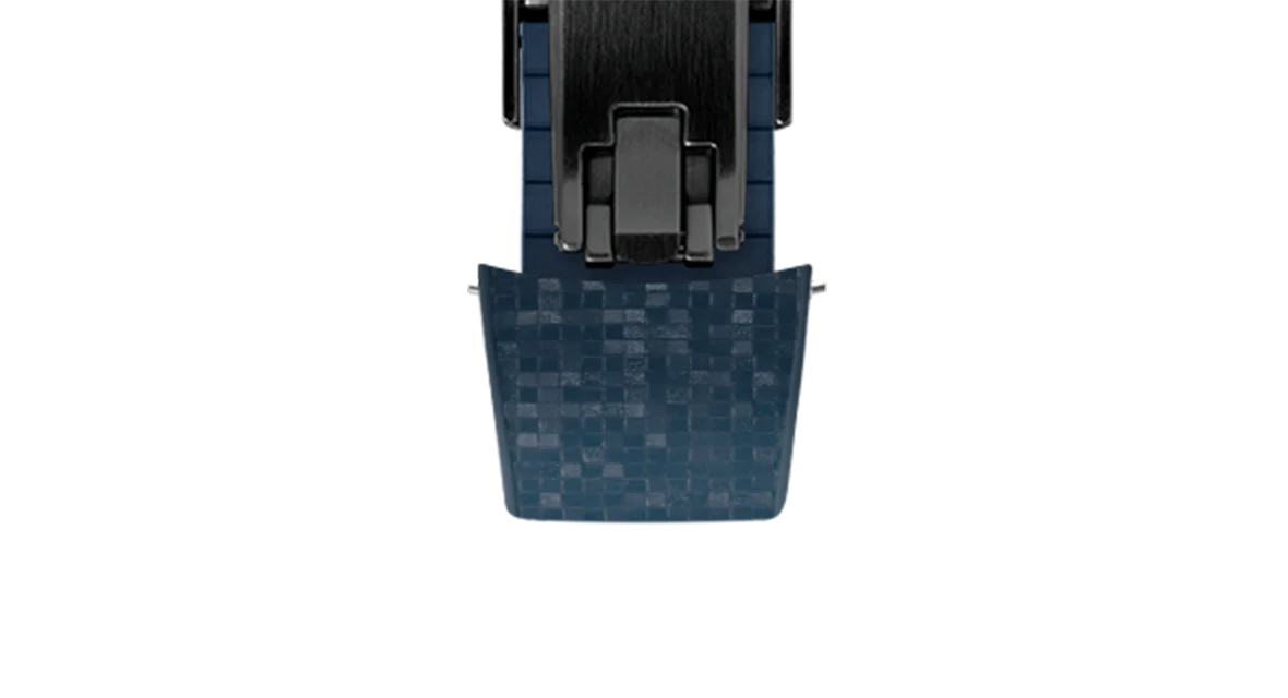 Navy Curved CTS Rubber Strap for MB&F MAD1 - Image 13