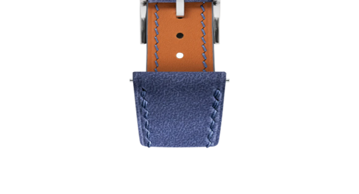 Navy Nubuck Slim Strap - Image 8