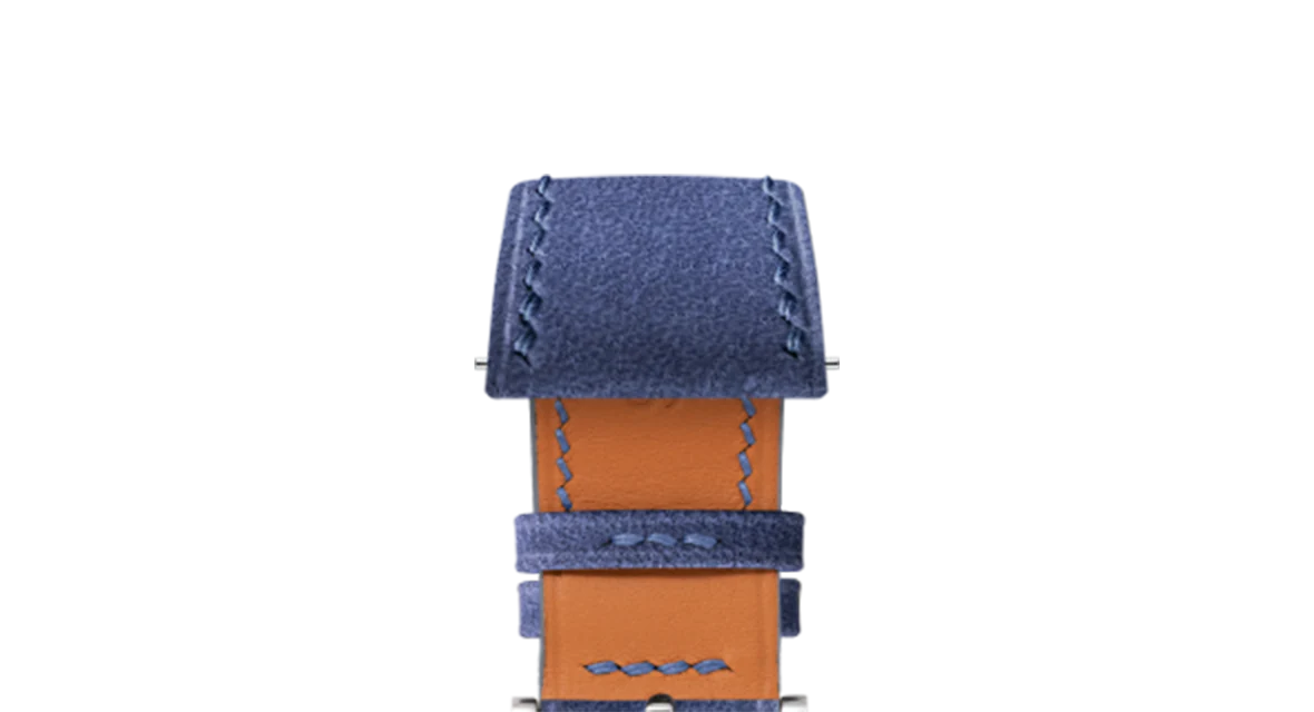 Navy Nubuck Slim Strap - Image 9