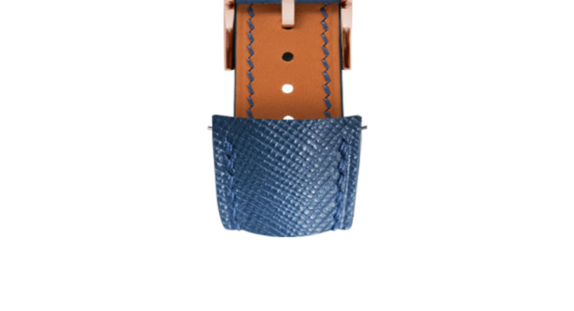 Navy Saffiano Signature (Curved) Strap - Image 6