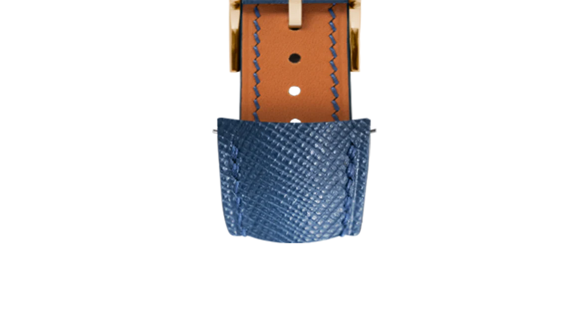 Navy Saffiano Signature (Curved) Strap - Image 8