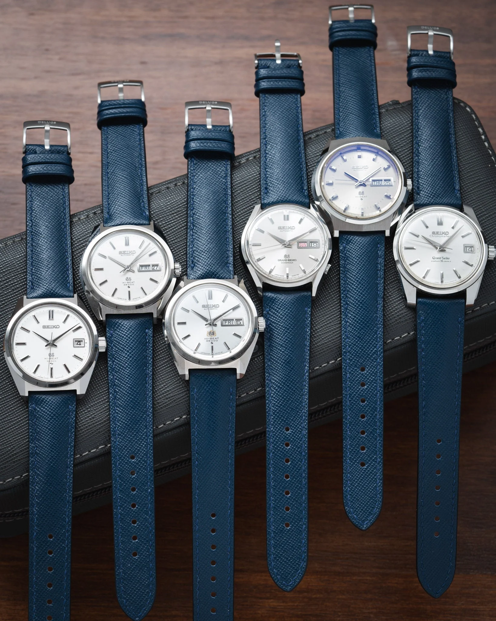 Navy Saffiano Signature Strap - Image 5