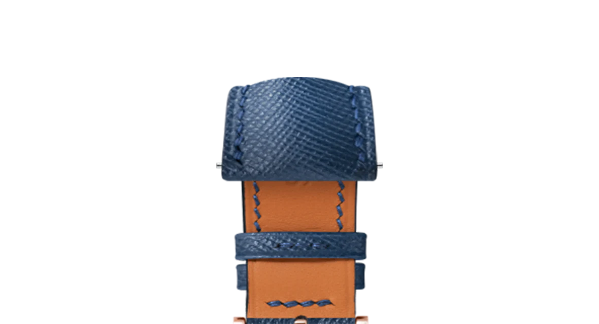 Navy Saffiano Signature Strap - Image 8