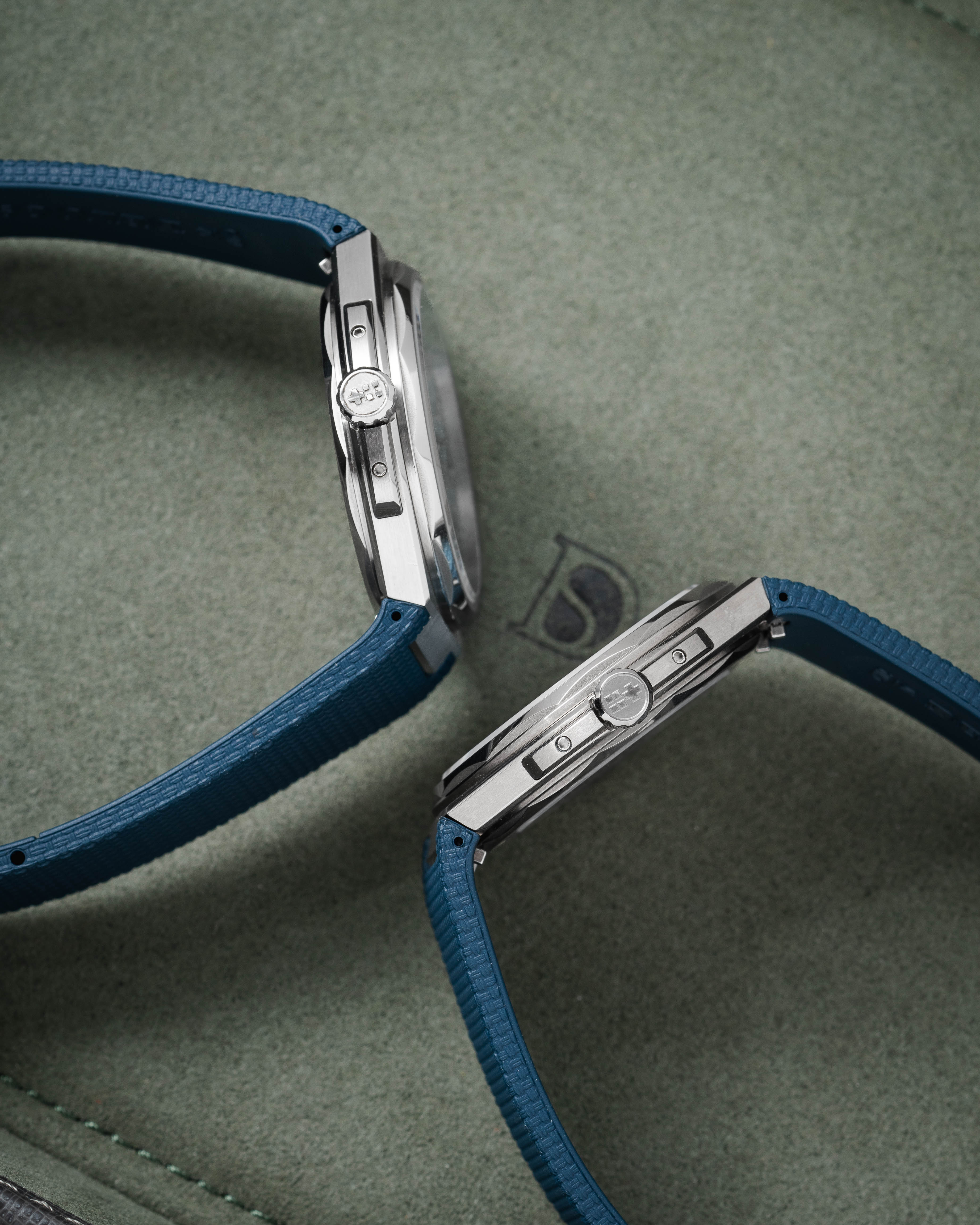 Navy Sailcloth CTS Rubber Strap for Christopher Ward The Twelve - Image 8
