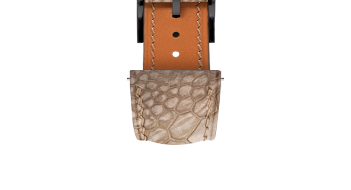 Overstock: Nubuck Kango Tabac Ostrich Leg Signature Strap - Image 10