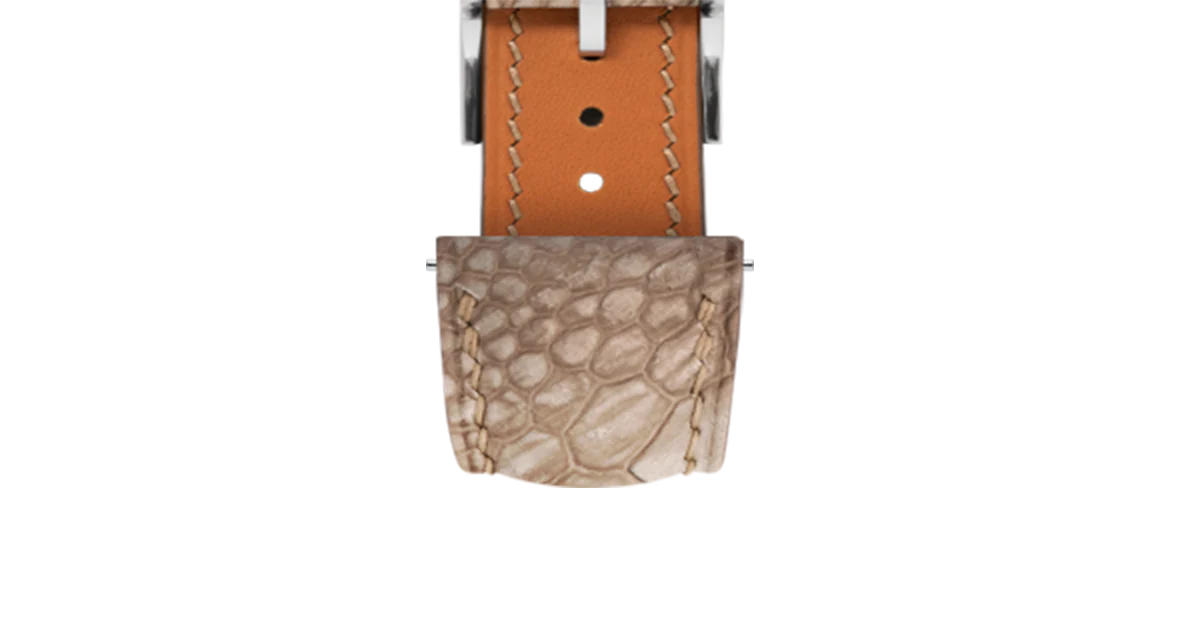 Overstock: Nubuck Kango Tabac Ostrich Leg Signature Strap - Image 4