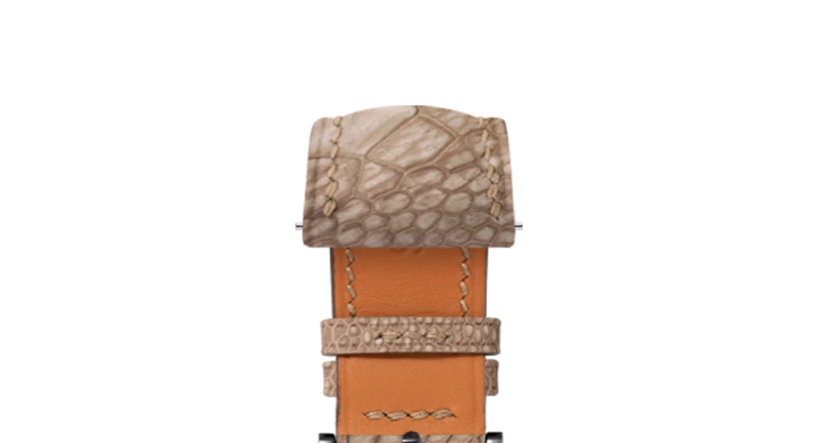 Overstock: Nubuck Kango Tabac Ostrich Leg Signature Strap - Image 9