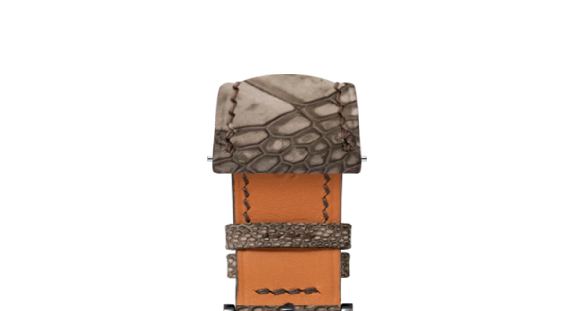 Nubuck Luchese Cigar Ostrich Leg Signature Strap - Image 10