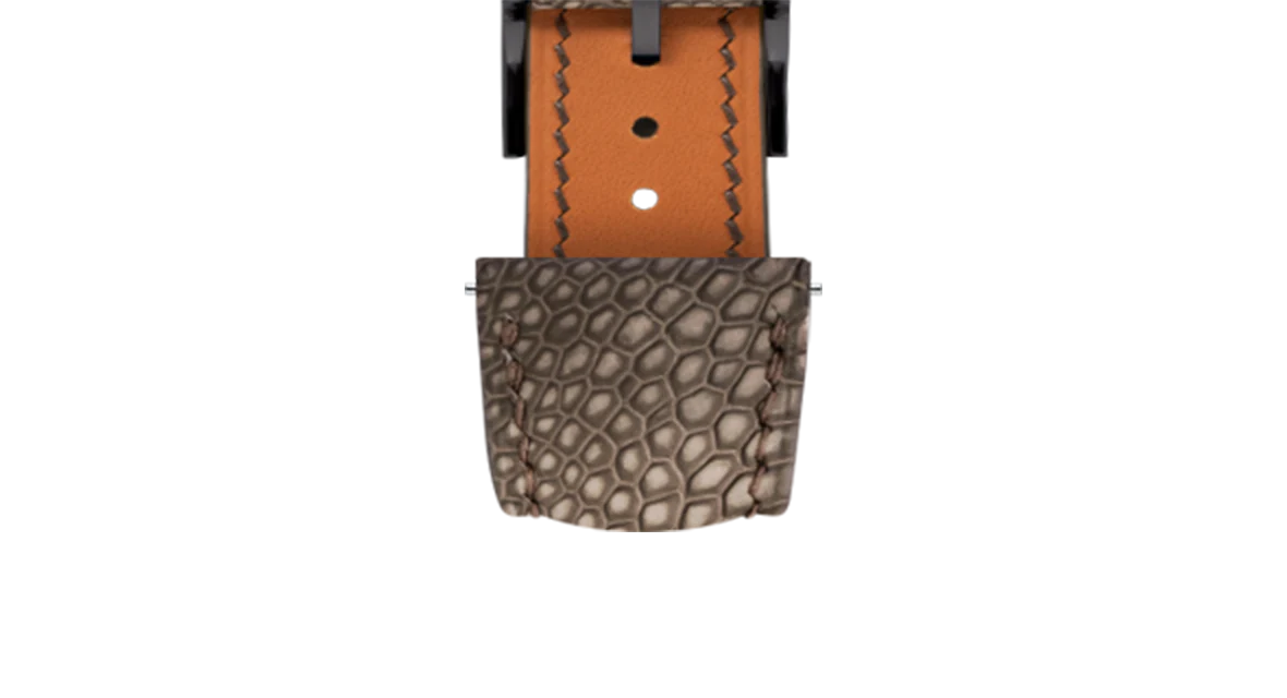 Nubuck Luchese Cigar Ostrich Leg Signature Strap - Image 11