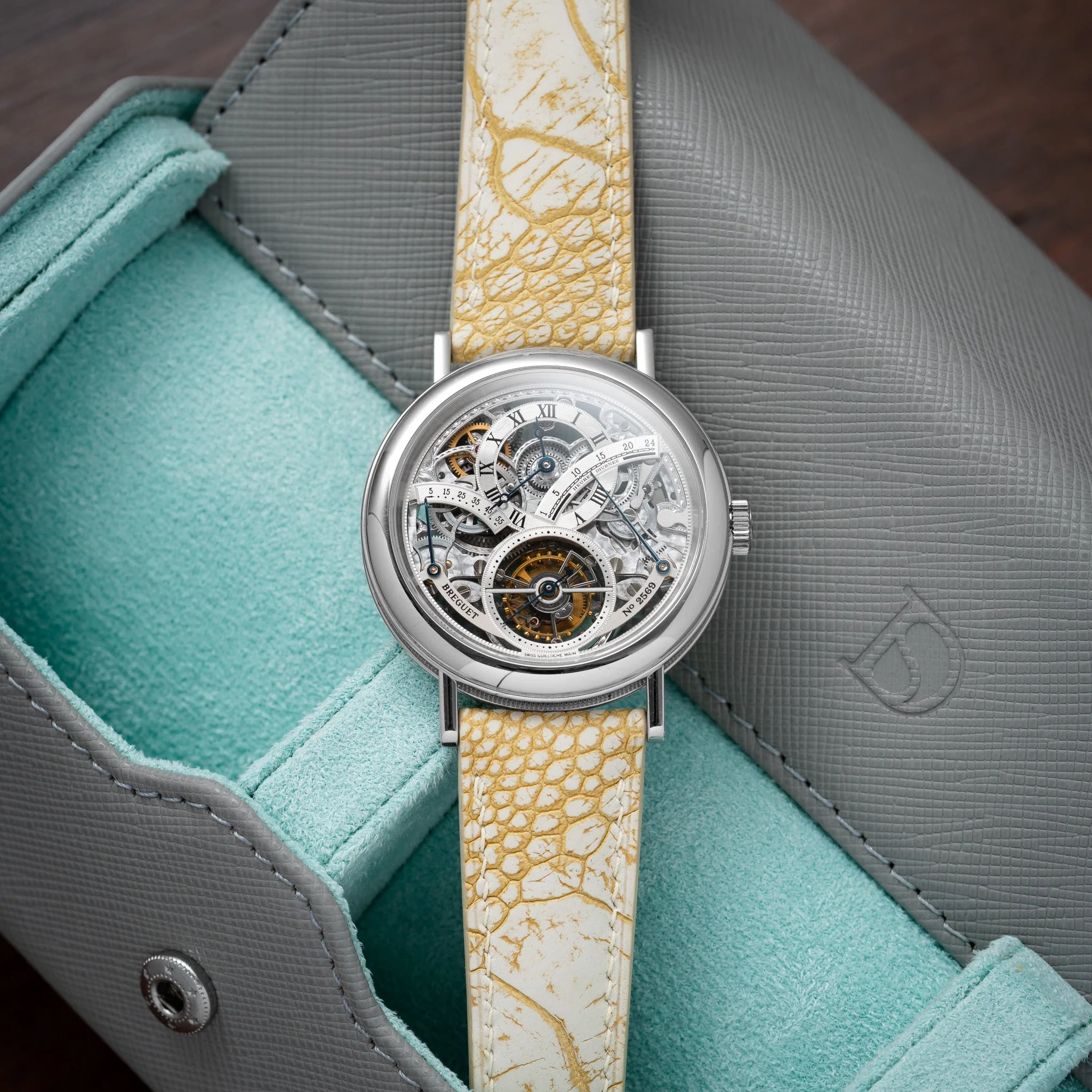 Overstock: Nubuck Oryx Ostrich Leg Signature Strap - Image 2