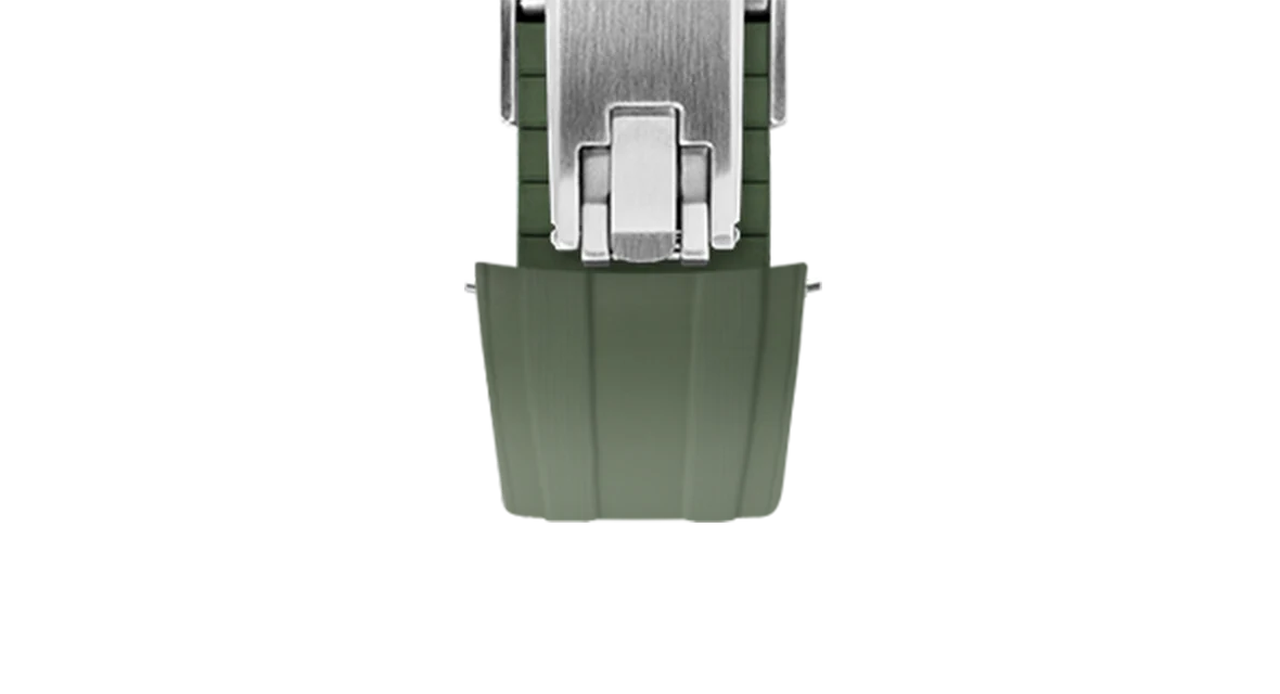 Overstock: Olive Green CTS Rubber Strap for Omega Speedmaster - Image 7