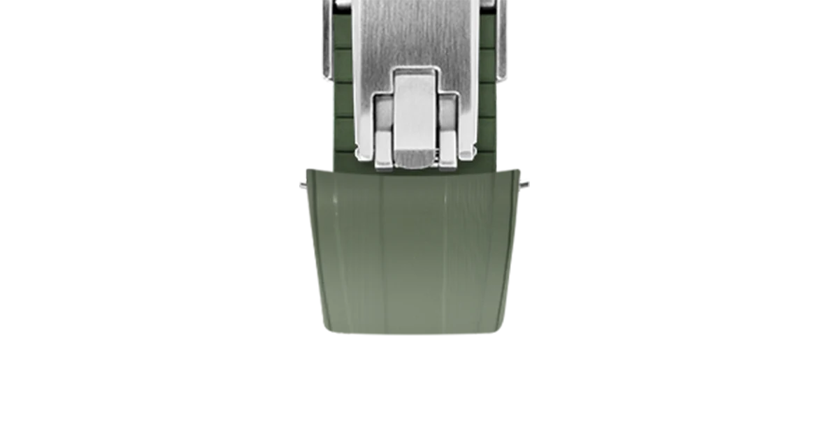 Olive Green CTS Rubber Strap for Rolex Submariner 41mm - Image 11