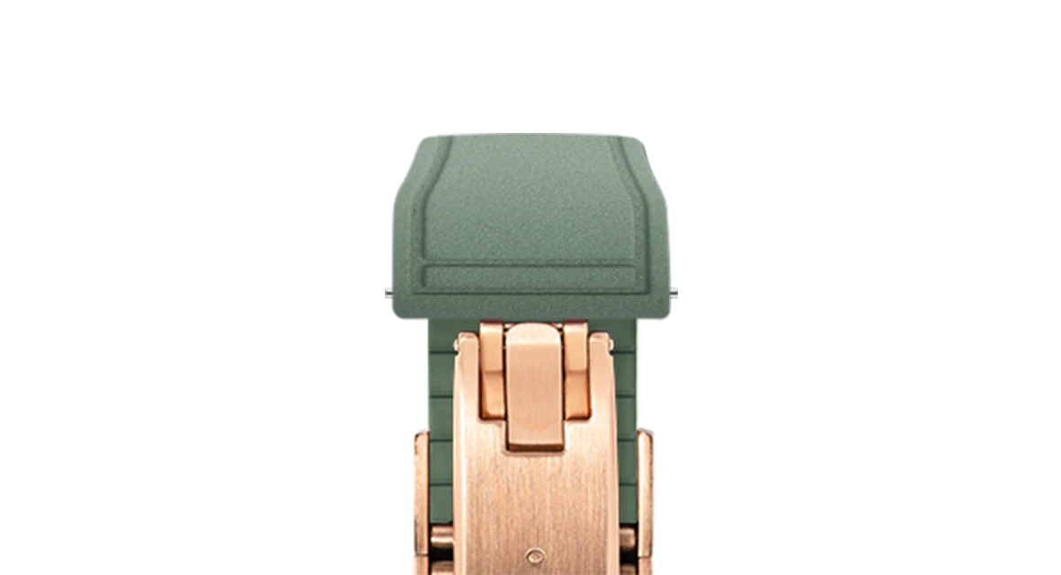 Olive Green Pilot CTS Rubber Strap - Image 10