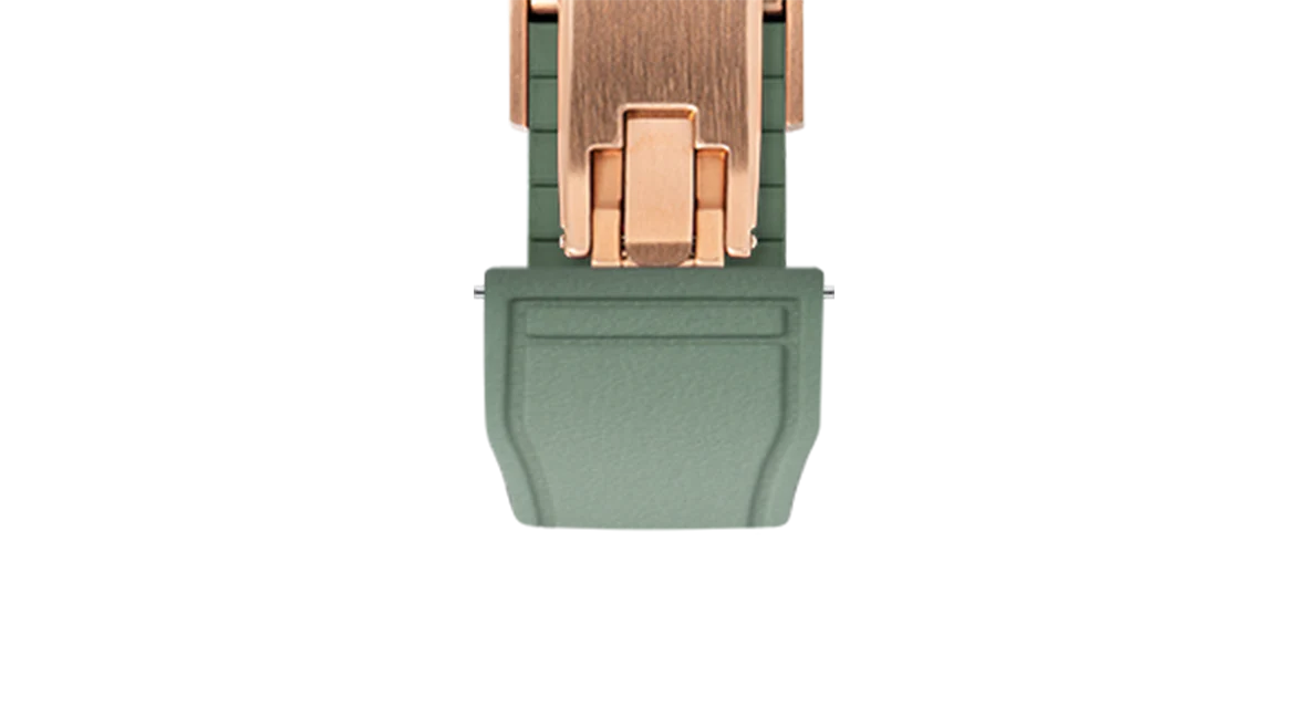 Olive Green Pilot CTS Rubber Strap - Image 11