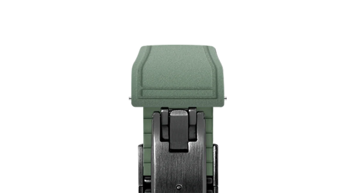 Olive Green Pilot CTS Rubber Strap - Image 14