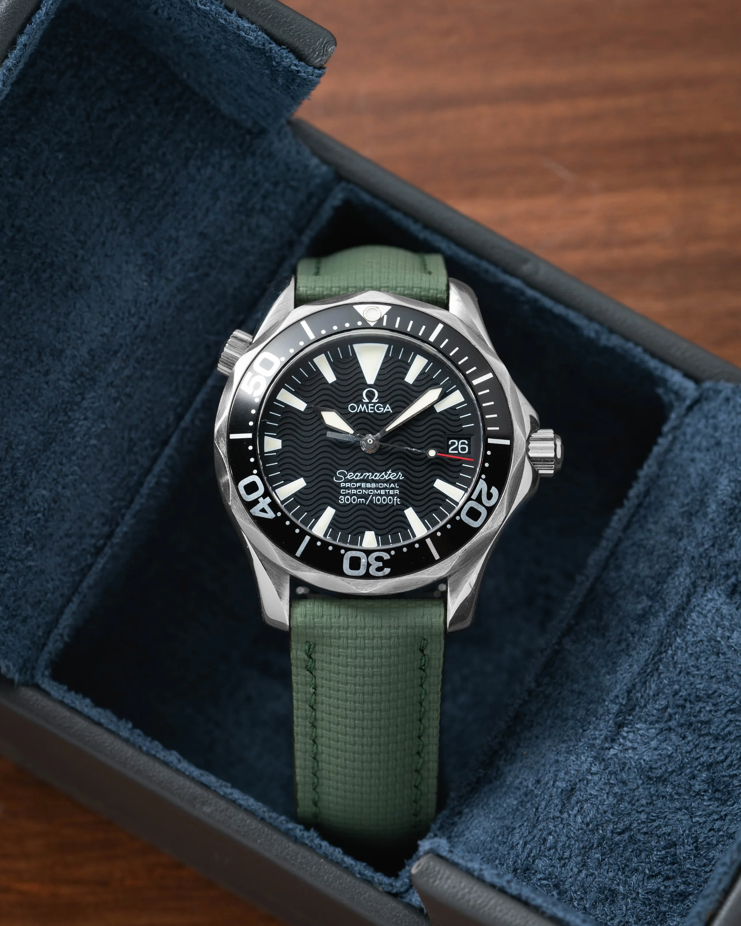 Olive Green Sailcloth Signature Strap - Image 5