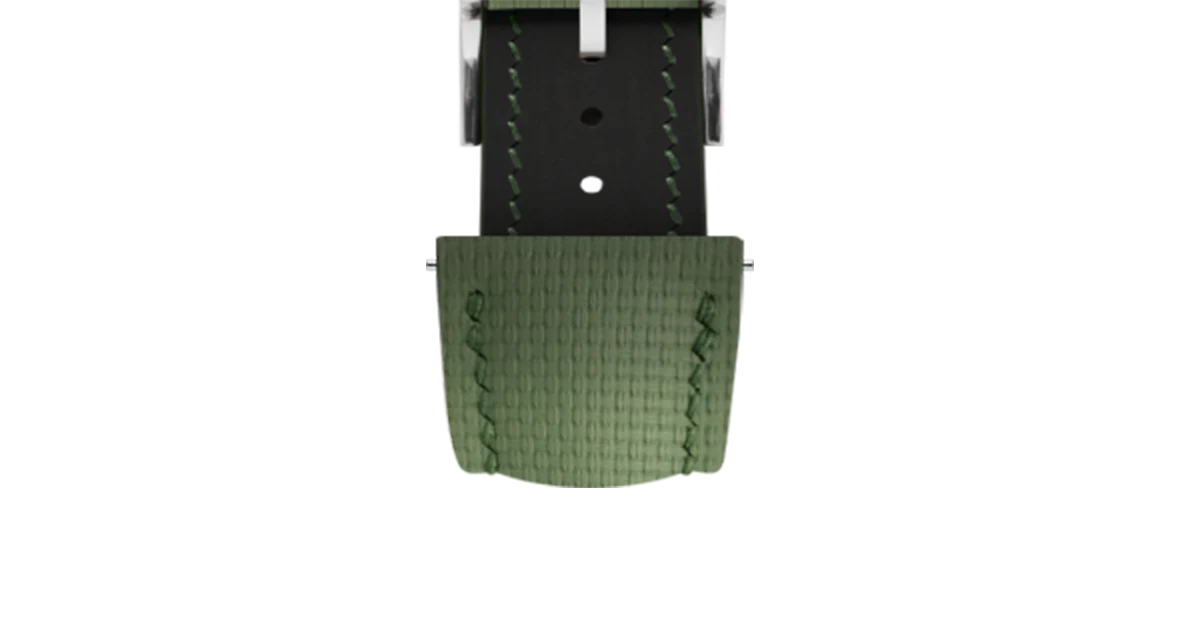 Olive Green Sailcloth Signature Strap - Image 8