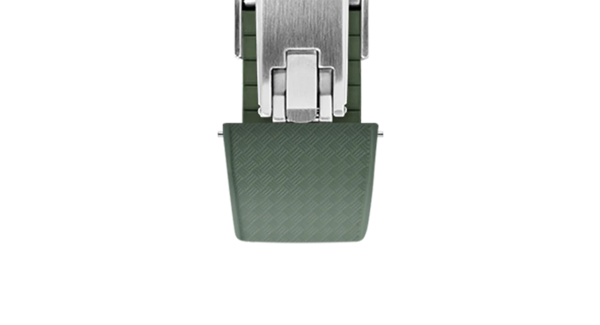 Olive Green Tropical CTS Rubber Strap - Image 10