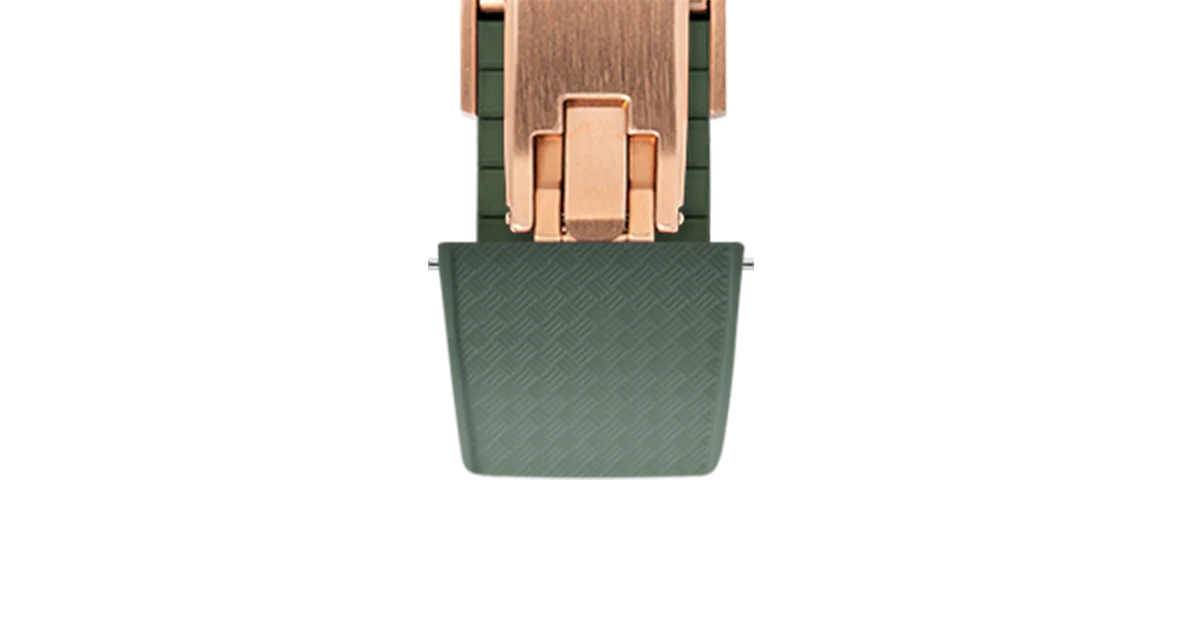 Olive Green Tropical CTS Rubber Strap - Image 12
