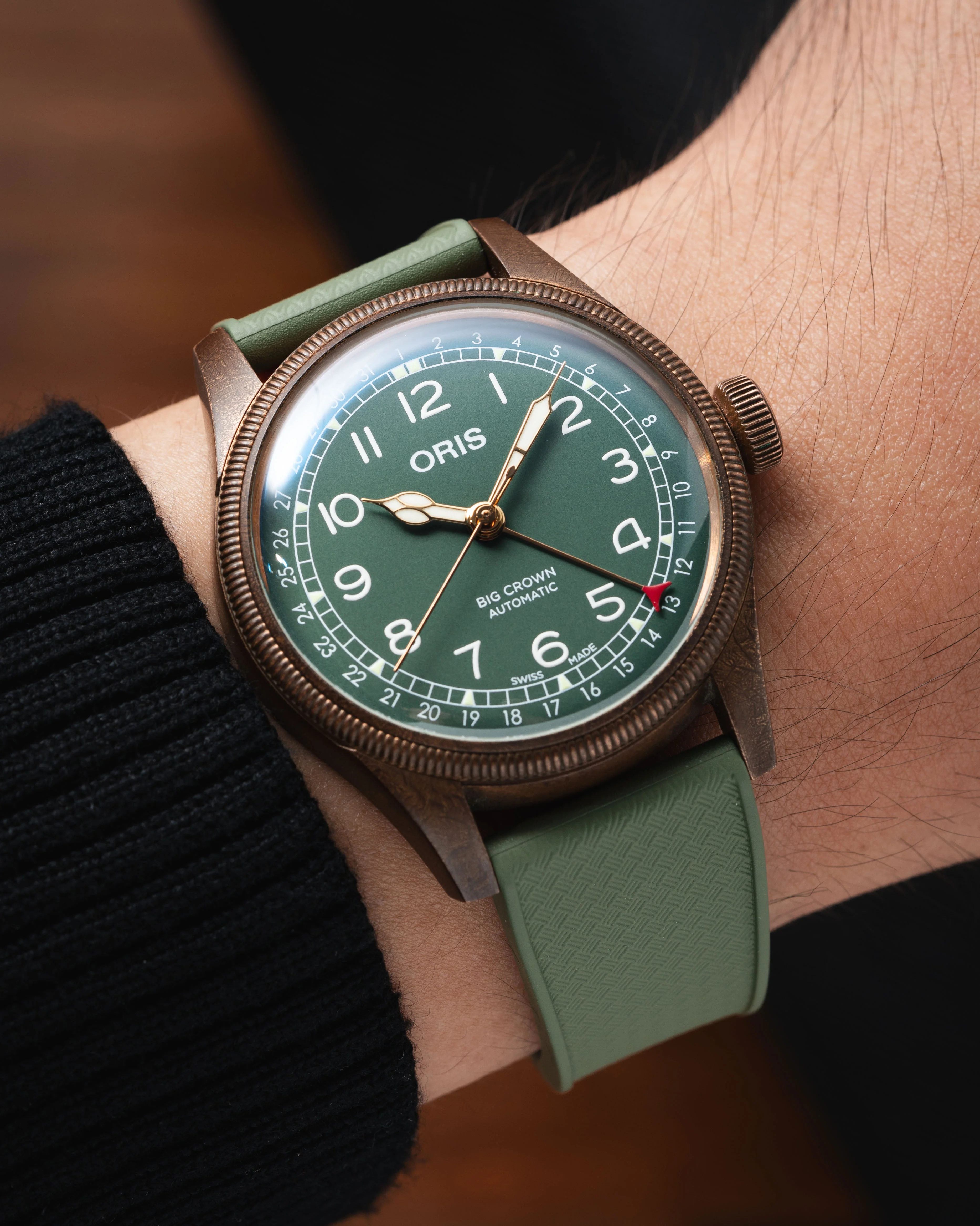 Olive Green Tropical CTS Rubber Strap - Image 2