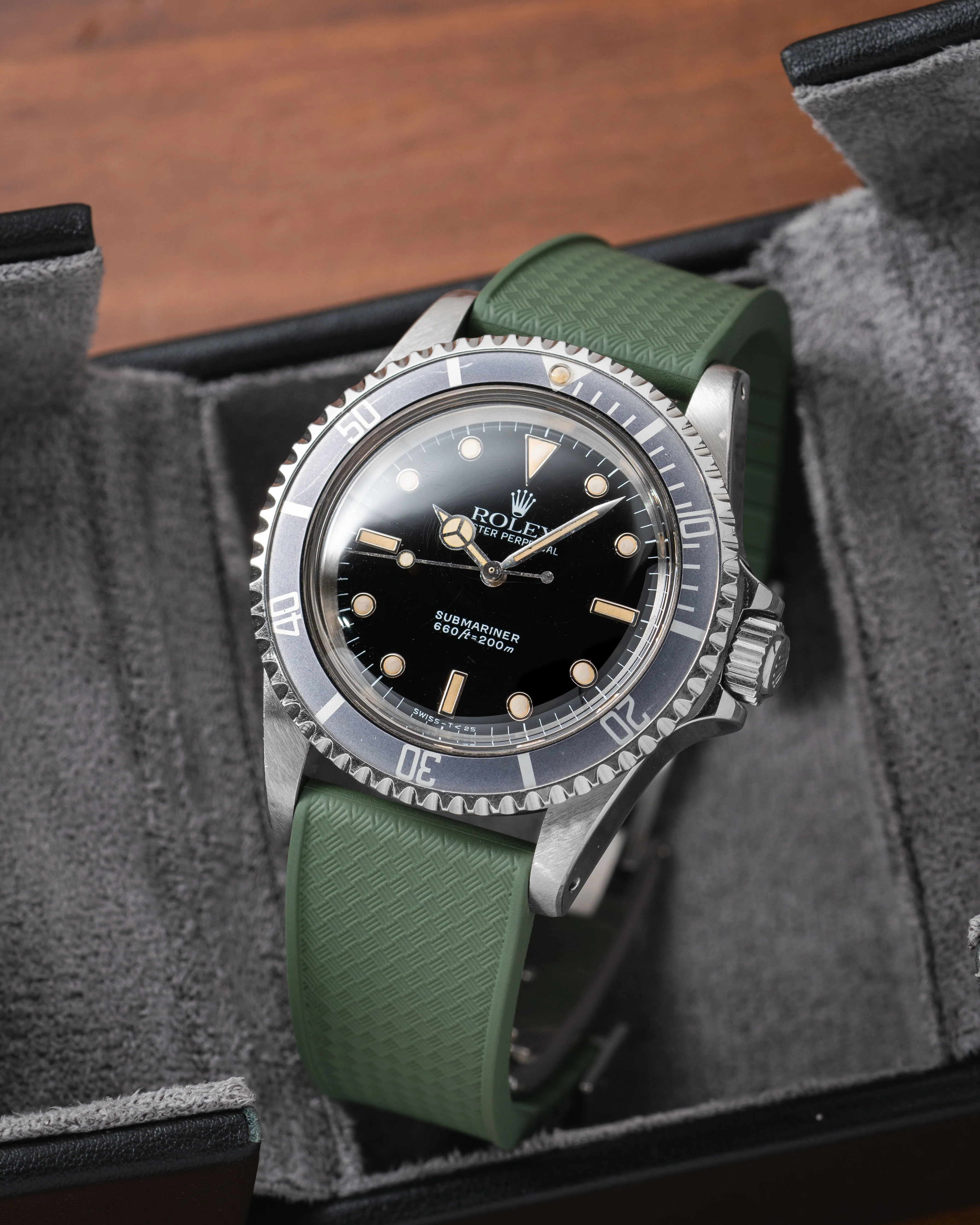 Olive Green Tropical CTS Rubber Strap - Image 6