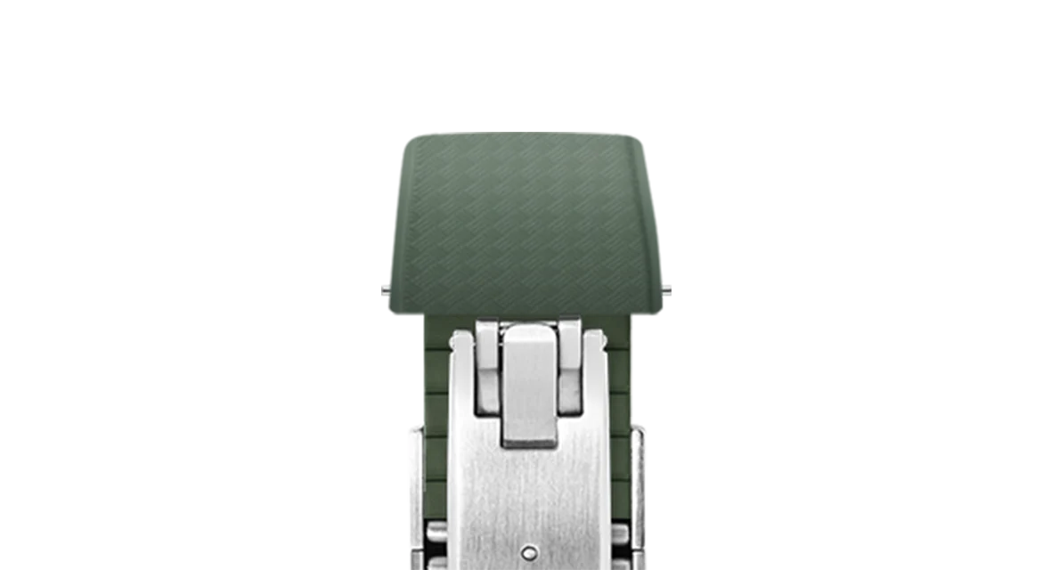 Olive Green Tropical CTS Rubber Strap - Image 9