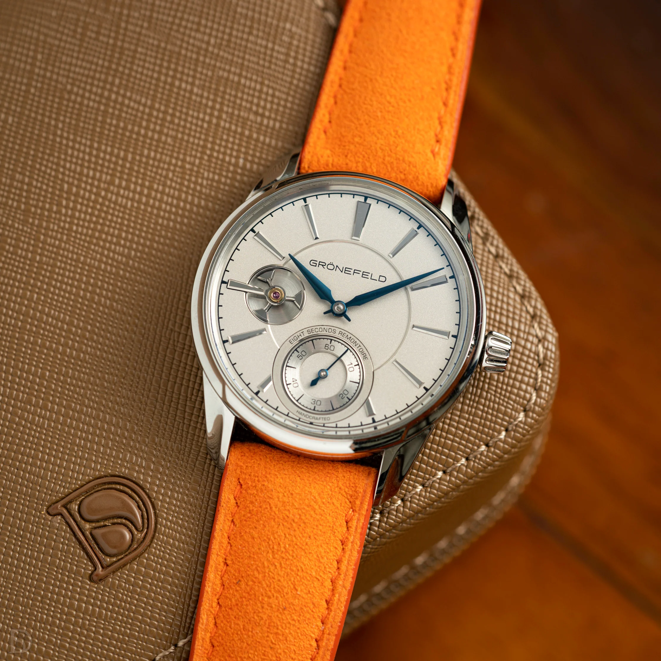 Overstock: Orange Alcantara Signature Strap - Image 2