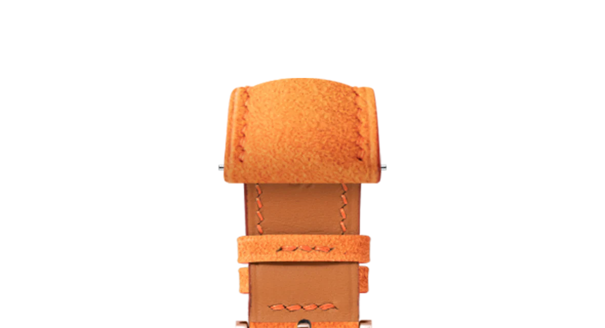 Overstock: Orange Alcantara Signature Strap - Image 5