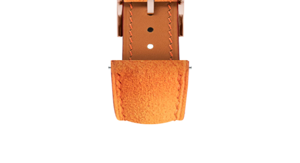 Overstock: Orange Alcantara Signature Strap - Image 6