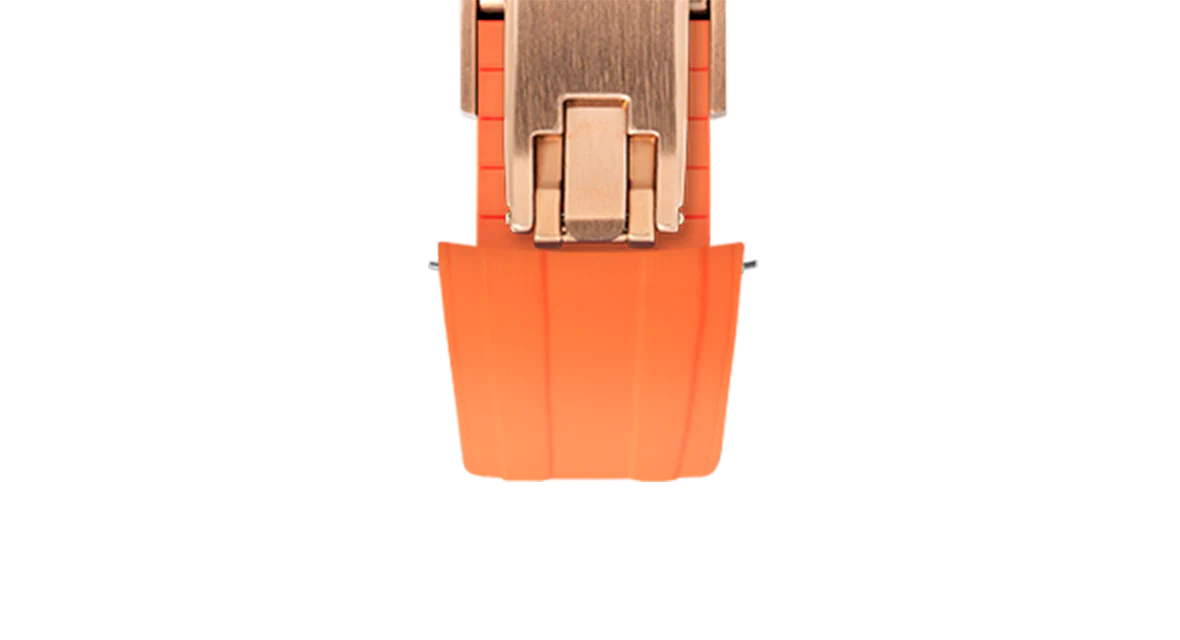 Overstock: Orange CTS Rubber Strap for Omega Speedmaster - Image 9