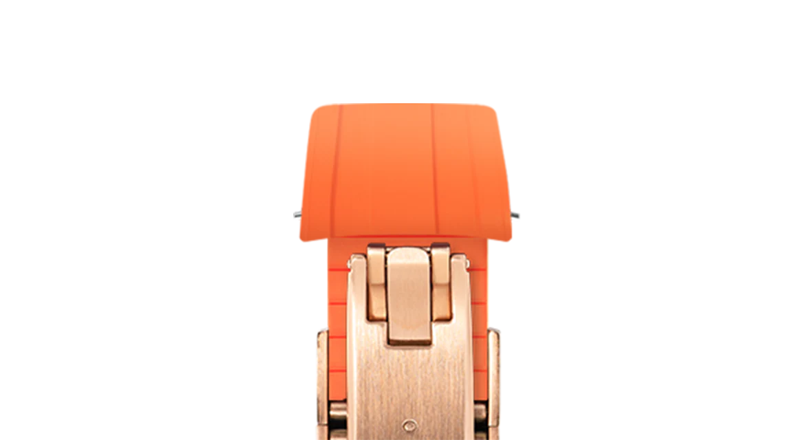 Orange CTS Rubber Strap for Tudor BB58 - Image 8