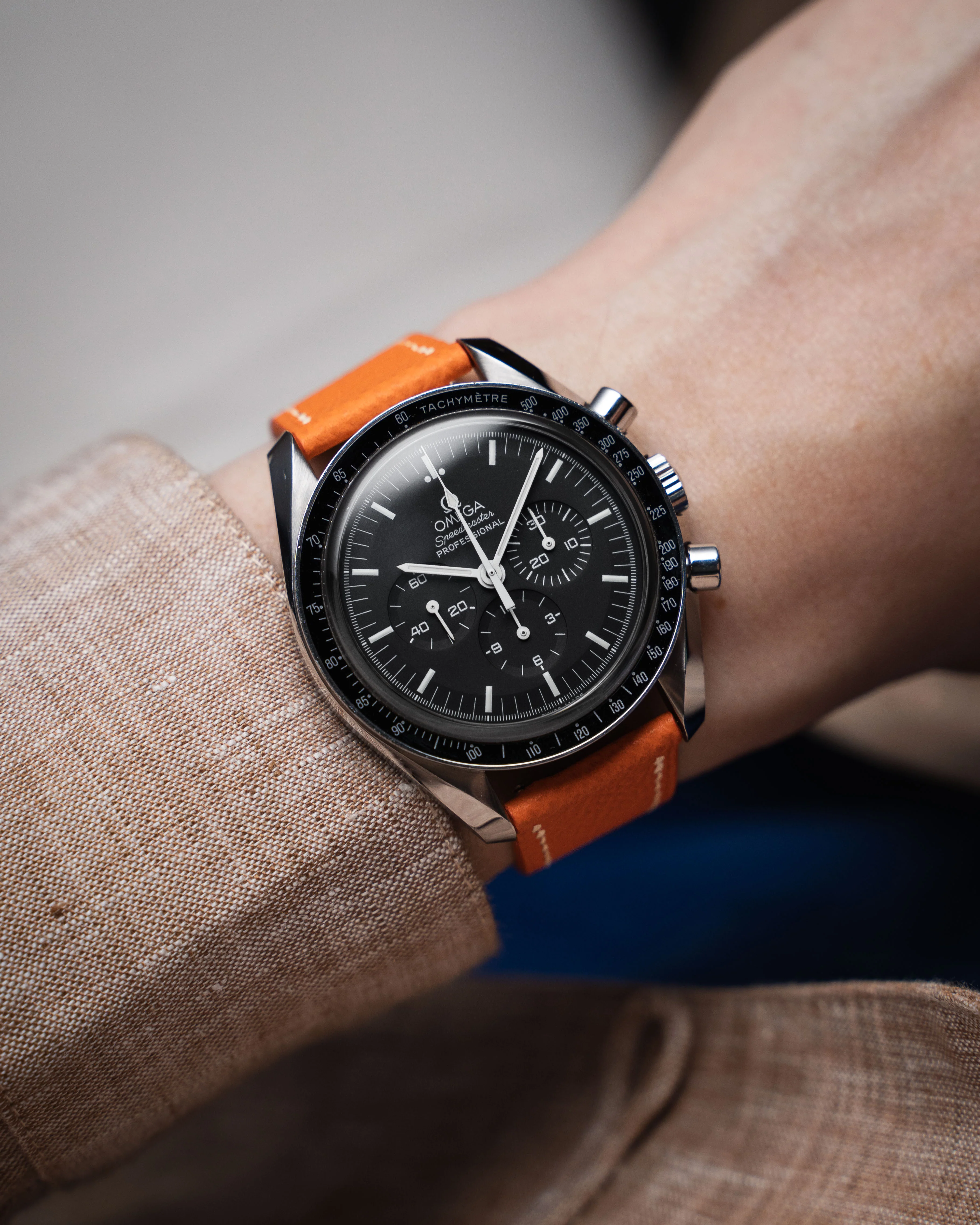 Orange Epsom Slim Strap - Image 7