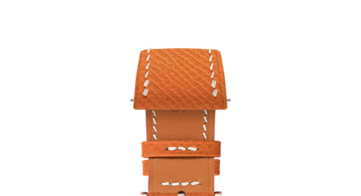 Orange Epsom Slim Strap - Image 8