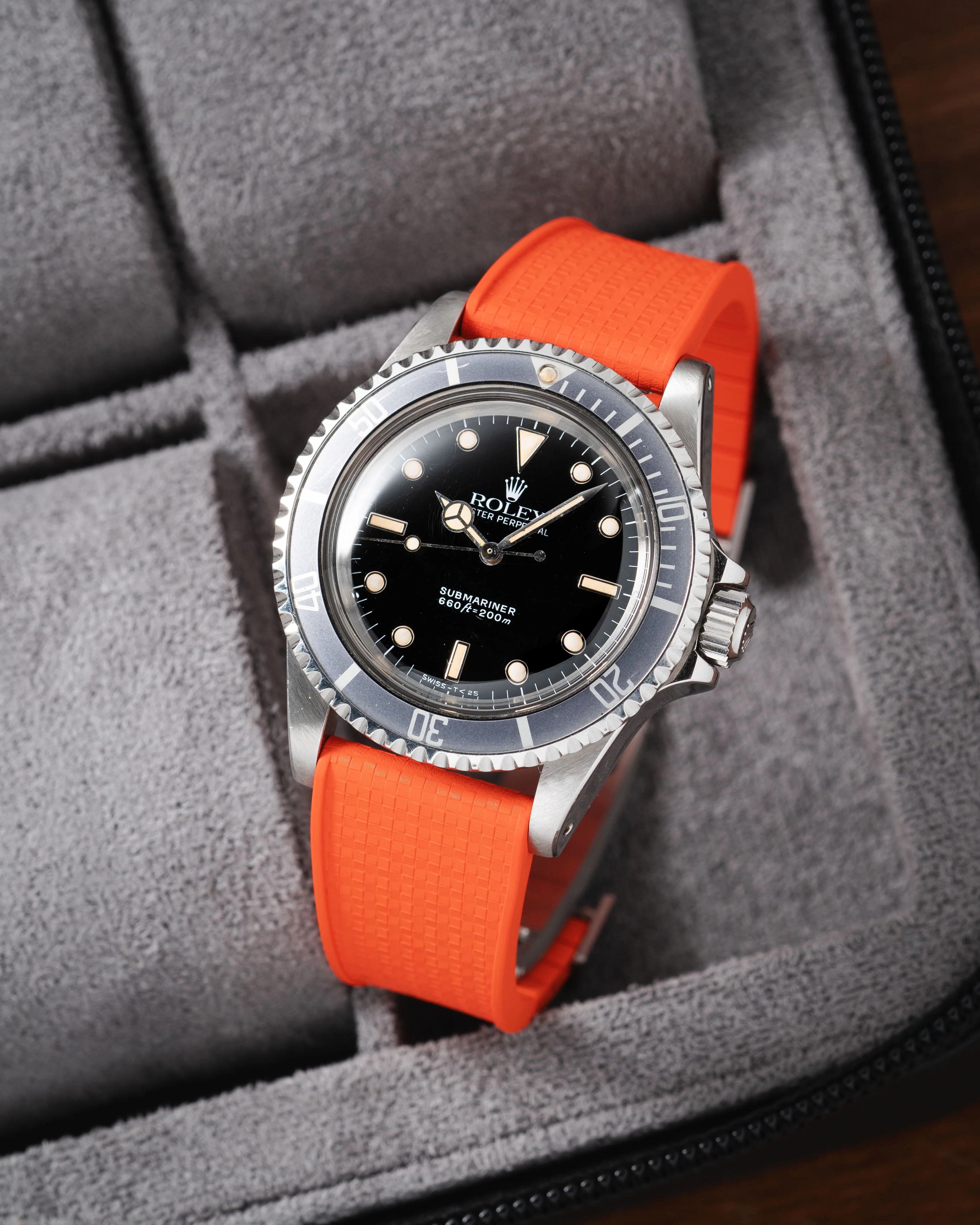 Orange Mosaic CTS Rubber Strap - Image 3