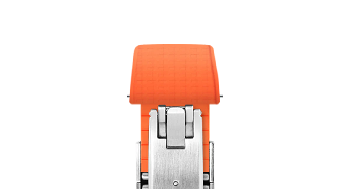 Orange Mosaic CTS Rubber Strap - Image 7