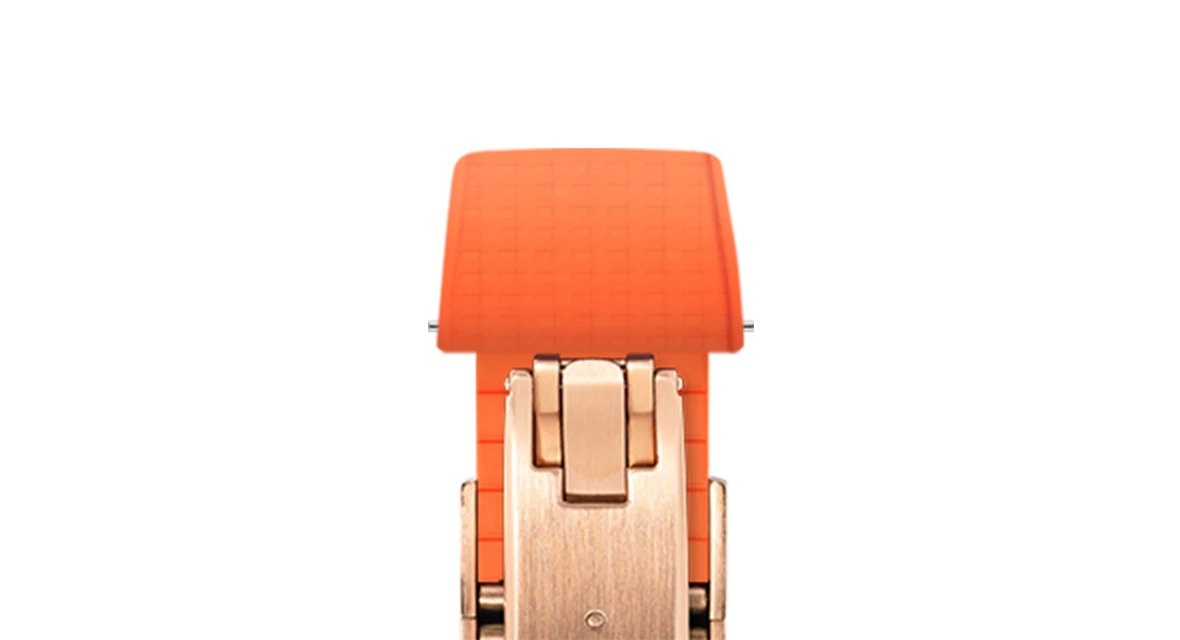 Orange Mosaic CTS Rubber Strap - Image 9