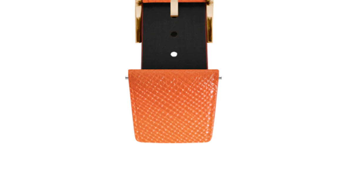 Orange Saffiano Stitchless Strap - Image 10