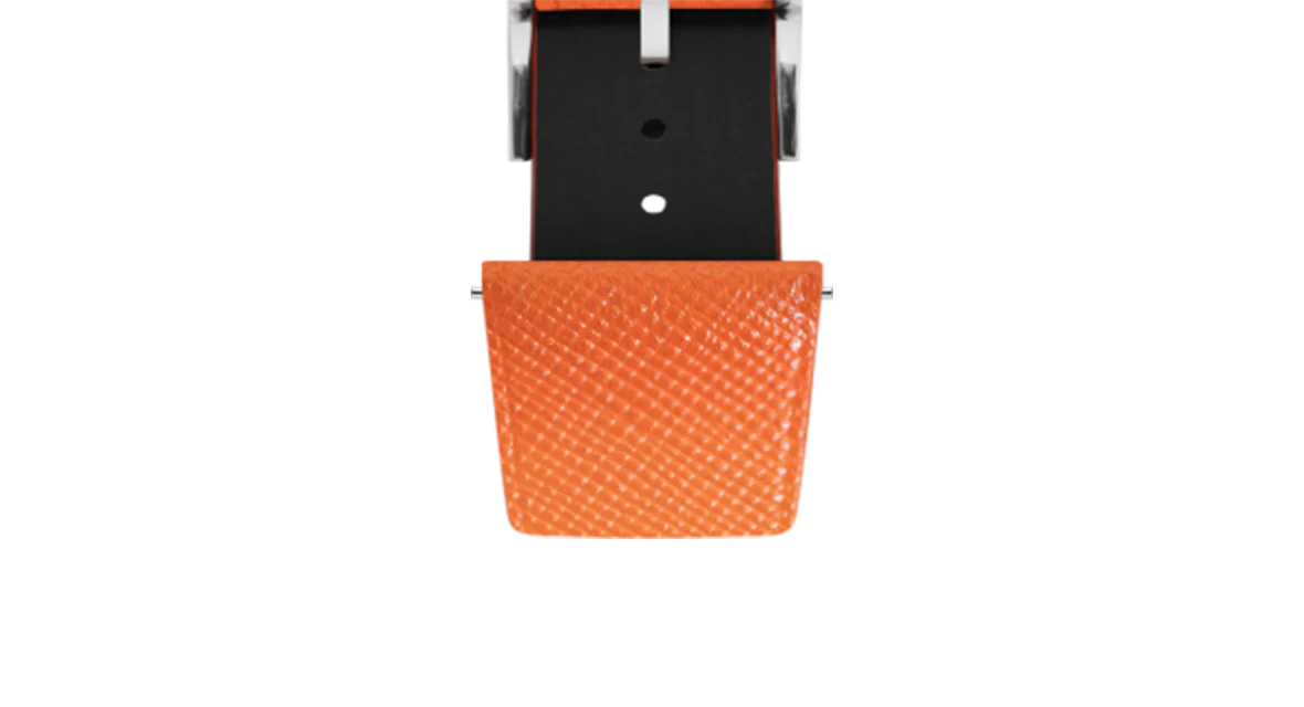 Orange Saffiano Stitchless Strap - Image 6