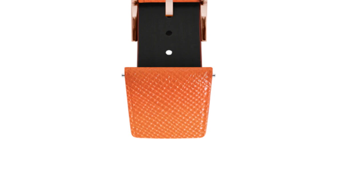 Orange Saffiano Stitchless Strap - Image 8
