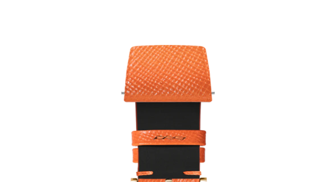 Orange Saffiano Stitchless Strap - Image 9