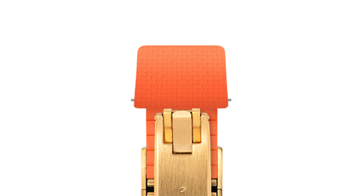 Orange Sailcloth CTS Rubber Strap for F.P. Journe Élégante - Image 11